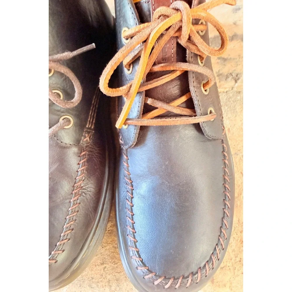 Dr. Martens Holt Chukka Boots Brown Leather SoftWair Mens US‎ 10 EU 43 (RD)